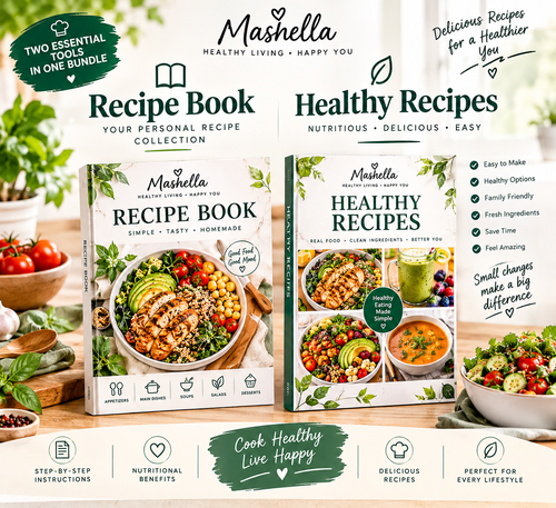 Mashella Meal Planner + Recipe Bundle